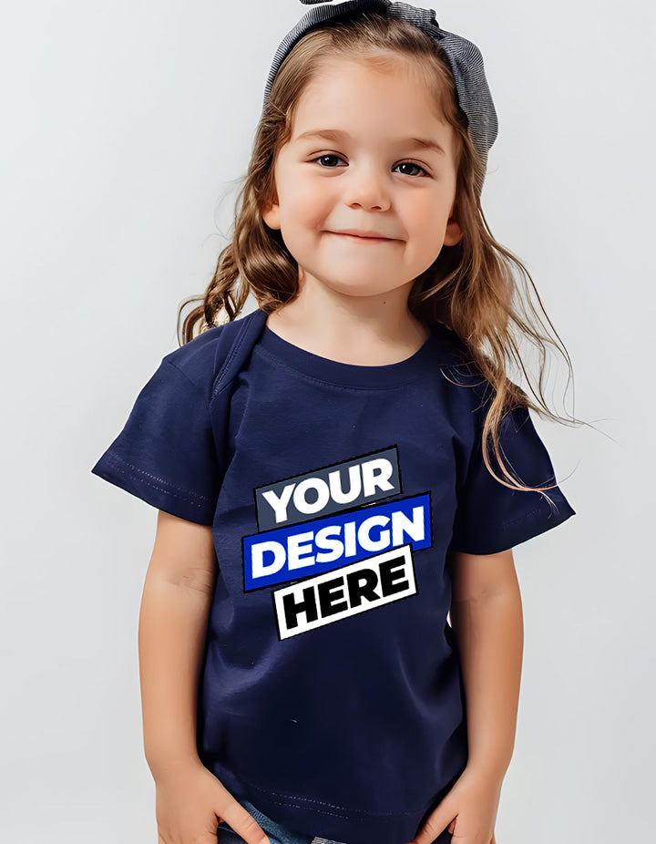 Kids Girls' Round-Neck T-Shirts